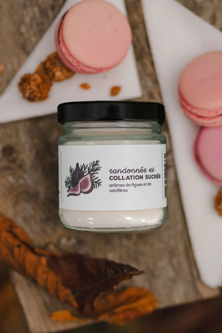 DANS LA PRAIRIE Bougie Randonnée et Collation Sucrée