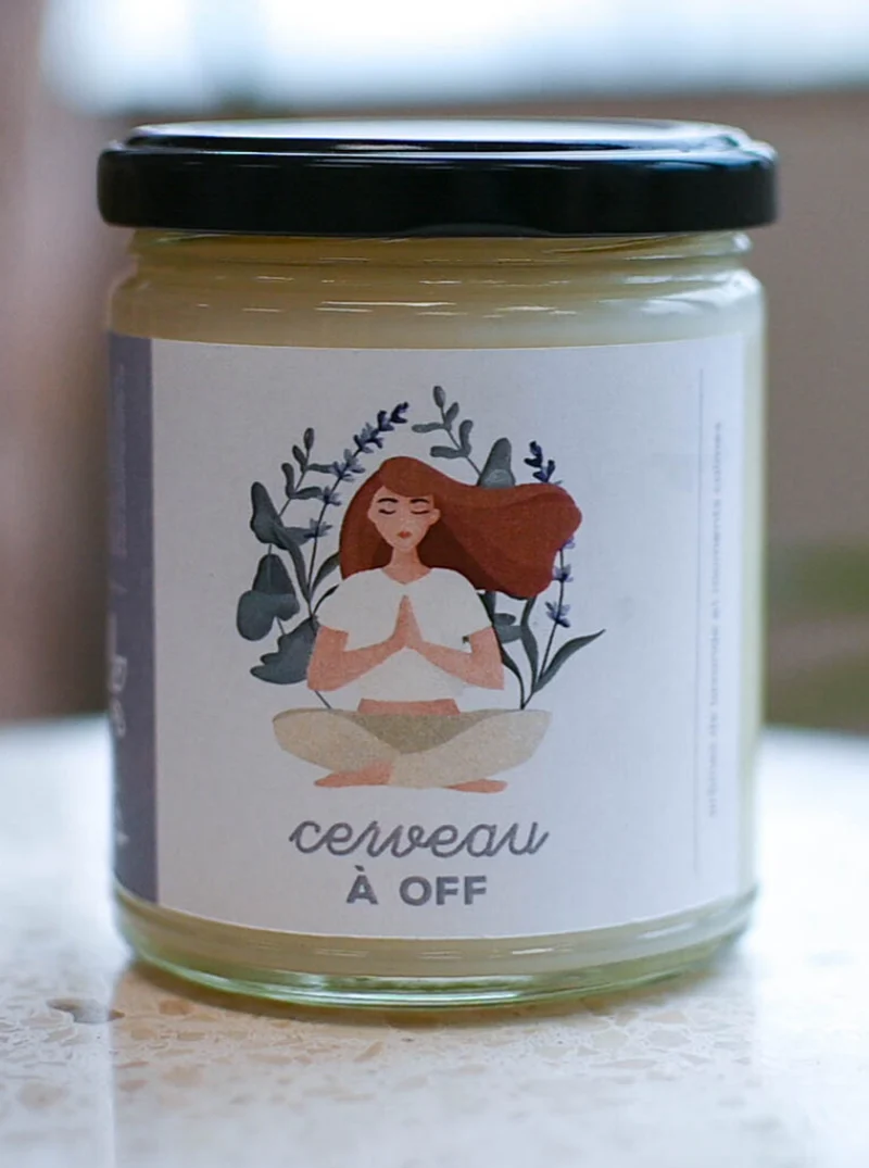 DANS LA PRAIRIE Bougie Cerveau à Off