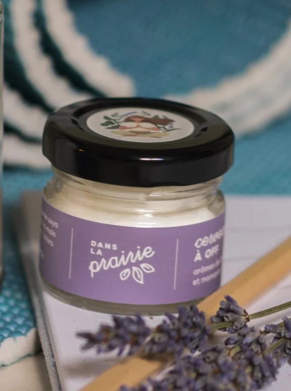 DANS LA PRAIRIE Bougie Cerveau à Off