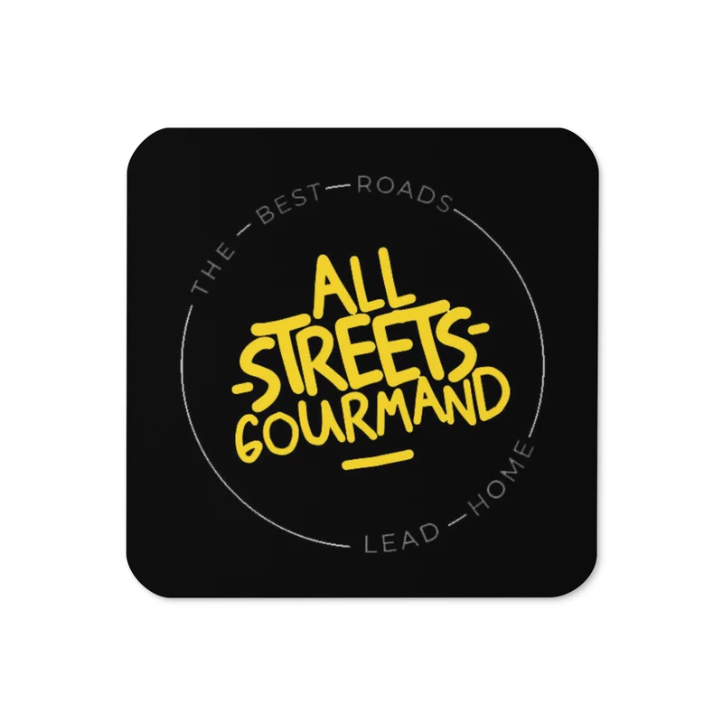 All Streets Cork-Backed Coaster