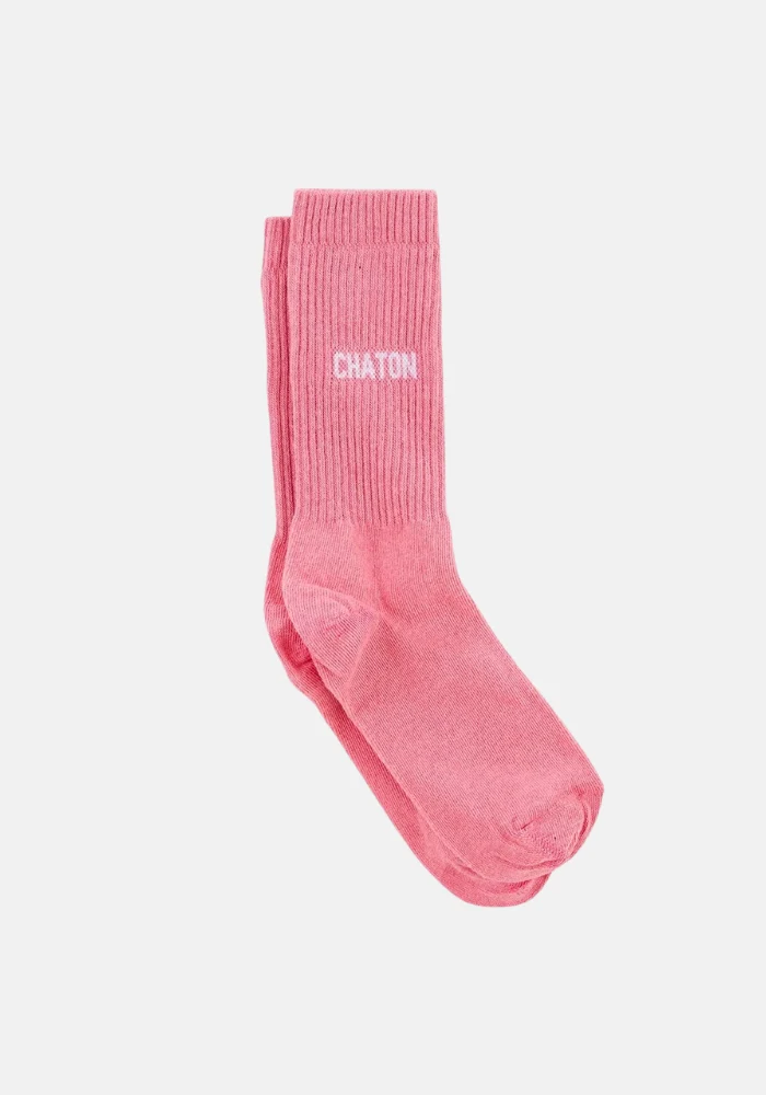 Chaussettes Chaton Rose