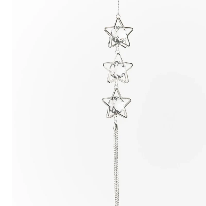 Ornament Crystal Star - Silver