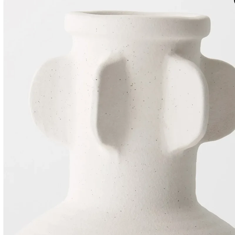 Bessie Vase - White Ceramic
