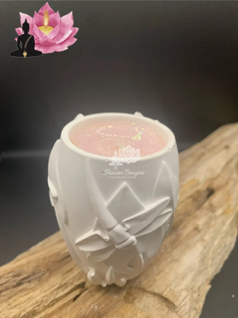 Vase à bougie nature : cerf, libellule ou perroquet 🌿