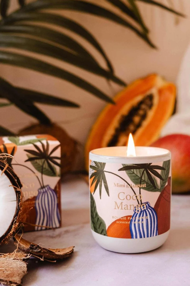 MIMI & AUGUST Bougie - Coco Mango