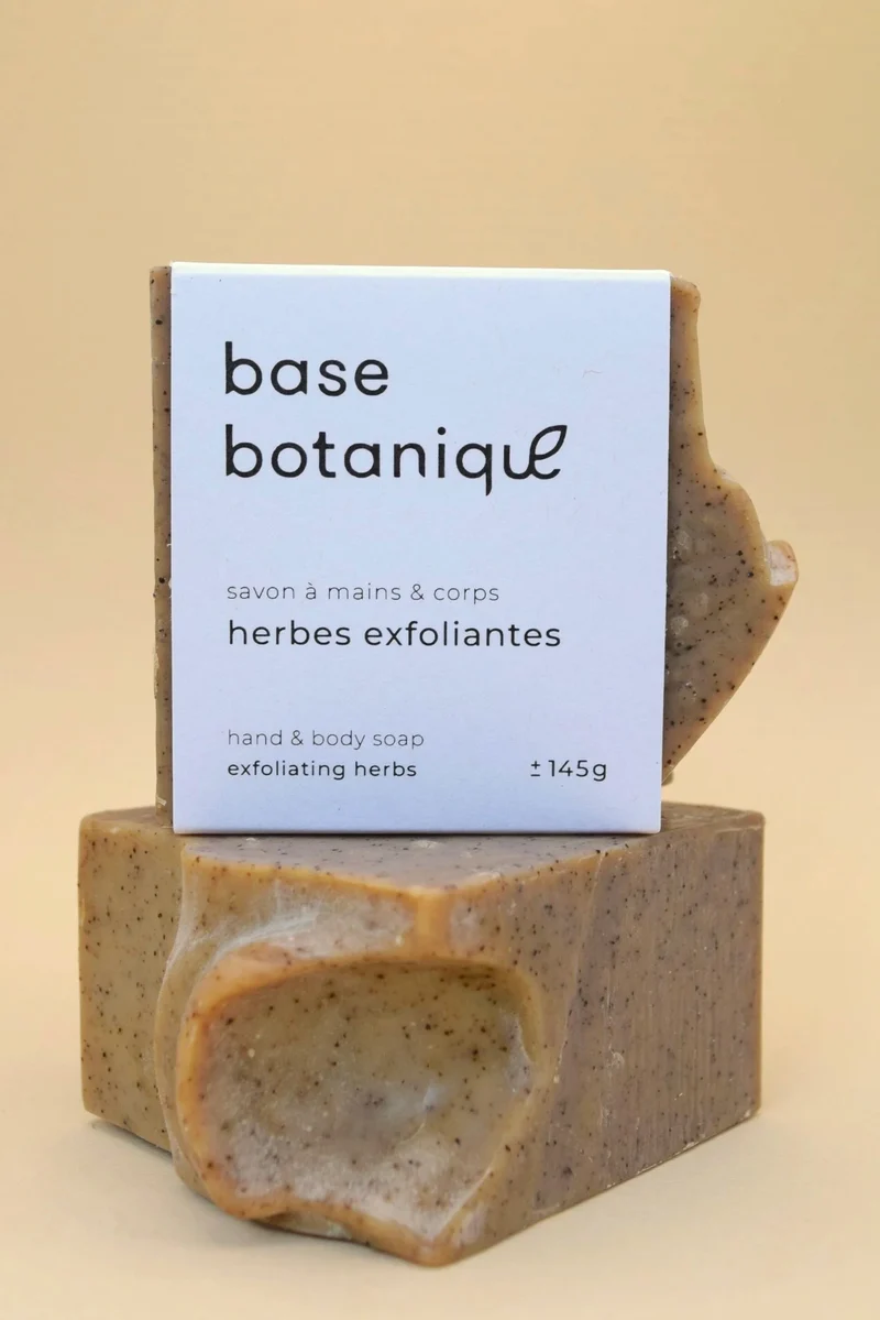 BASE BOTANIQUE Savon - Herbe Exfoliantes
