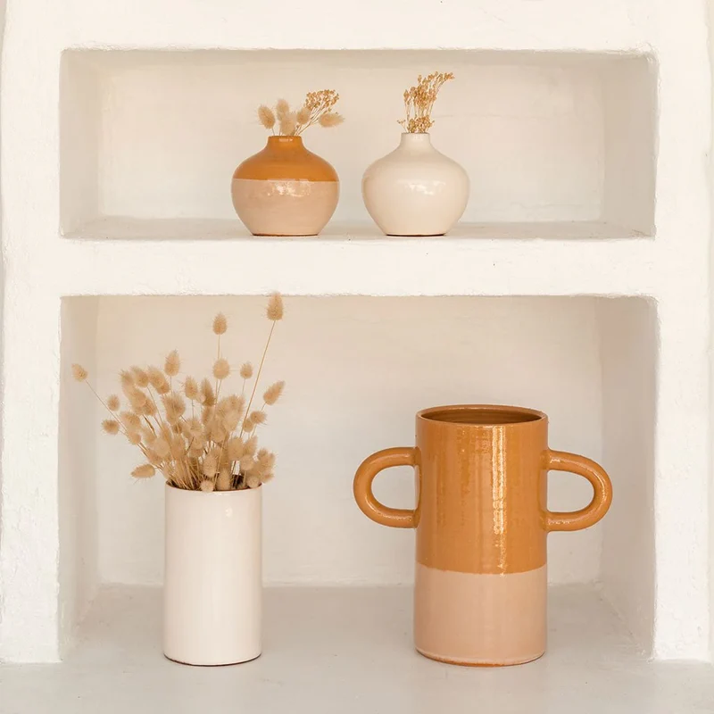 Vase anse blanc
