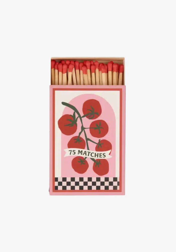 Boîte De 75 Allumettes Tomato Red