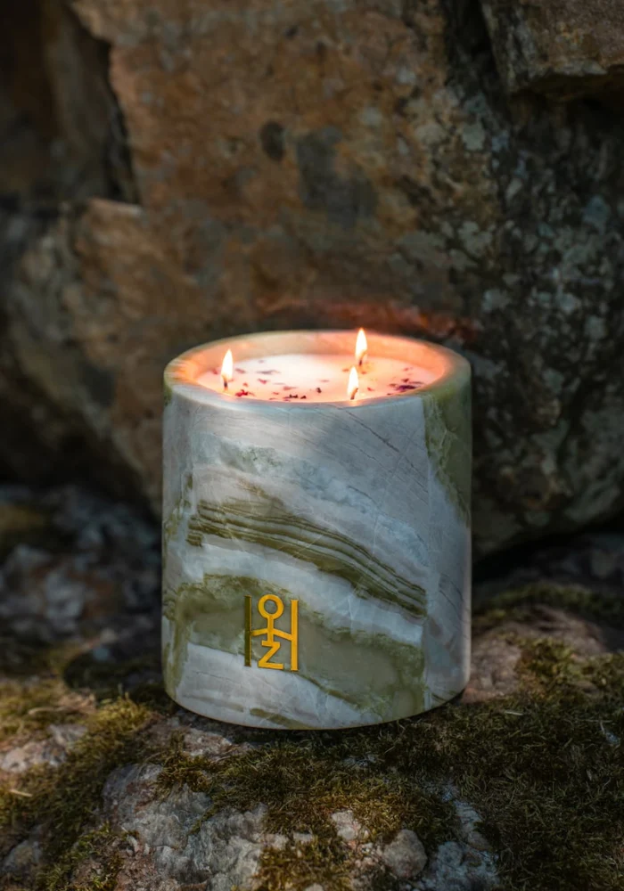 Bougie Flammes Terres Sacrées Celtes