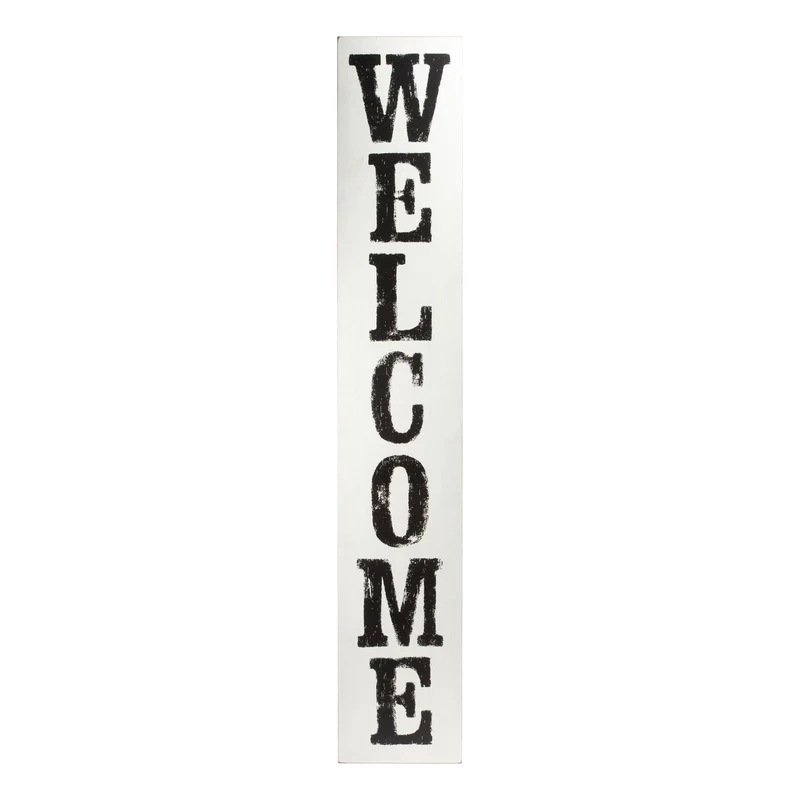 Wood Welcome Sign + Additional Seasonal Sign Toppers
