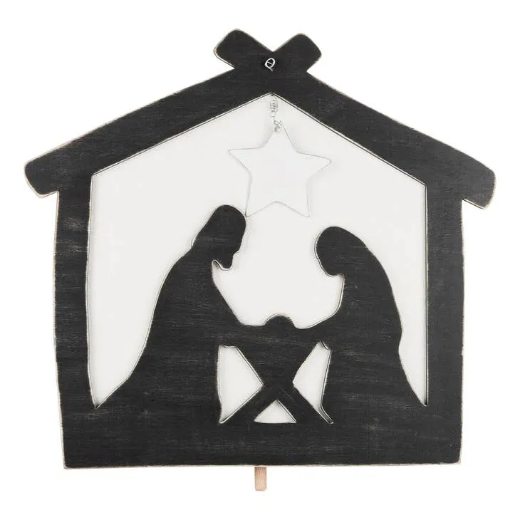 Wood Welcome Sign + Additional Seasonal Sign Toppers