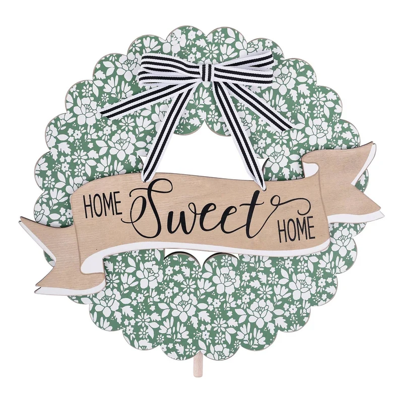 Wood Welcome Sign + Additional Seasonal Sign Toppers