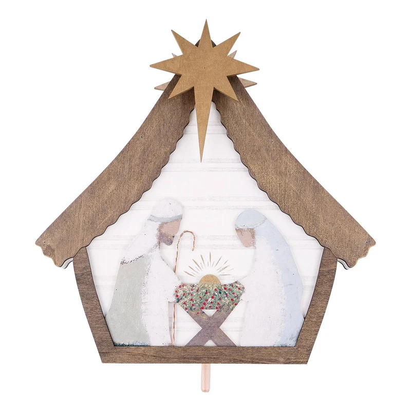 Wood Welcome Sign + Additional Seasonal Sign Toppers
