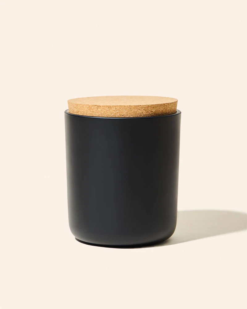 natural candle cork lid
