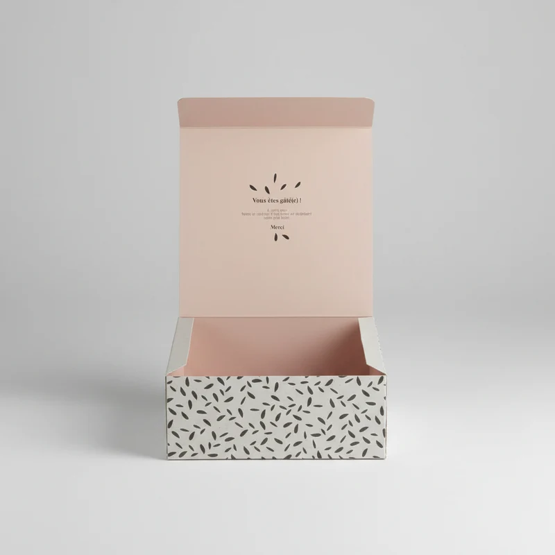 Coffret Cadeau Vide AVRIL – Emballage Éco-Responsable Sur-Mesure, 90-95% Fibres Recyclées & Végan – 8 Modèles