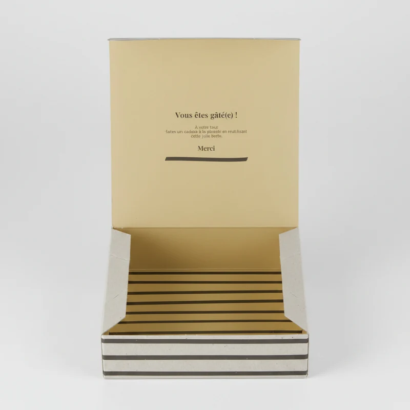 Coffret Cadeau Vide AVRIL – Emballage Éco-Responsable Sur-Mesure, 90-95% Fibres Recyclées & Végan – 8 Modèles