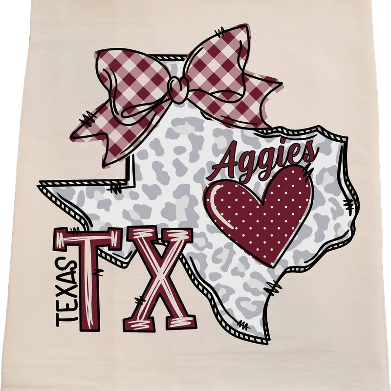 Collegiate Tea Towels ~ Various Styles