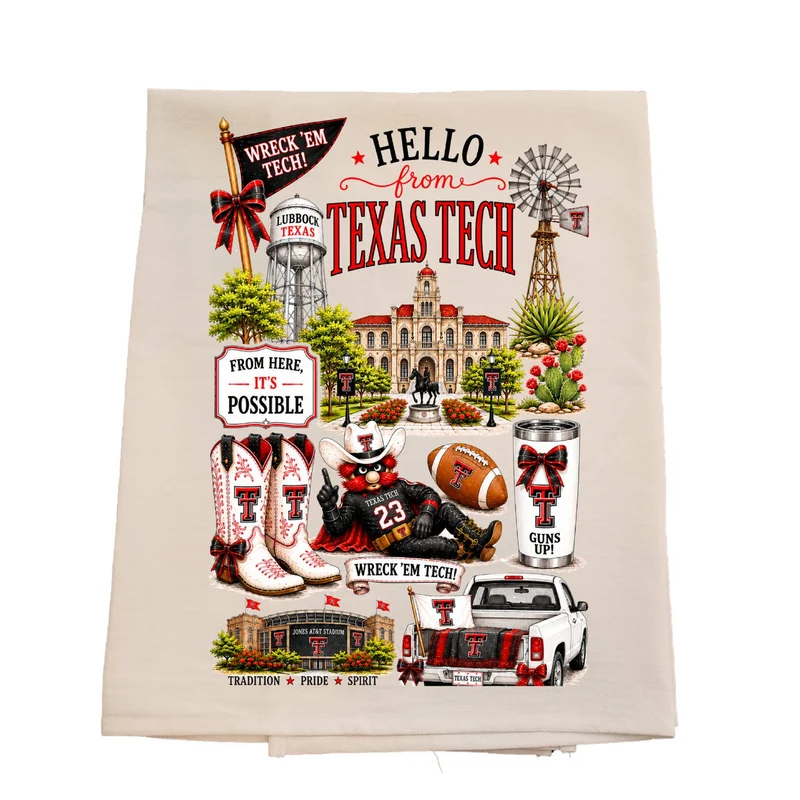 Collegiate Tea Towels ~ Various Styles
