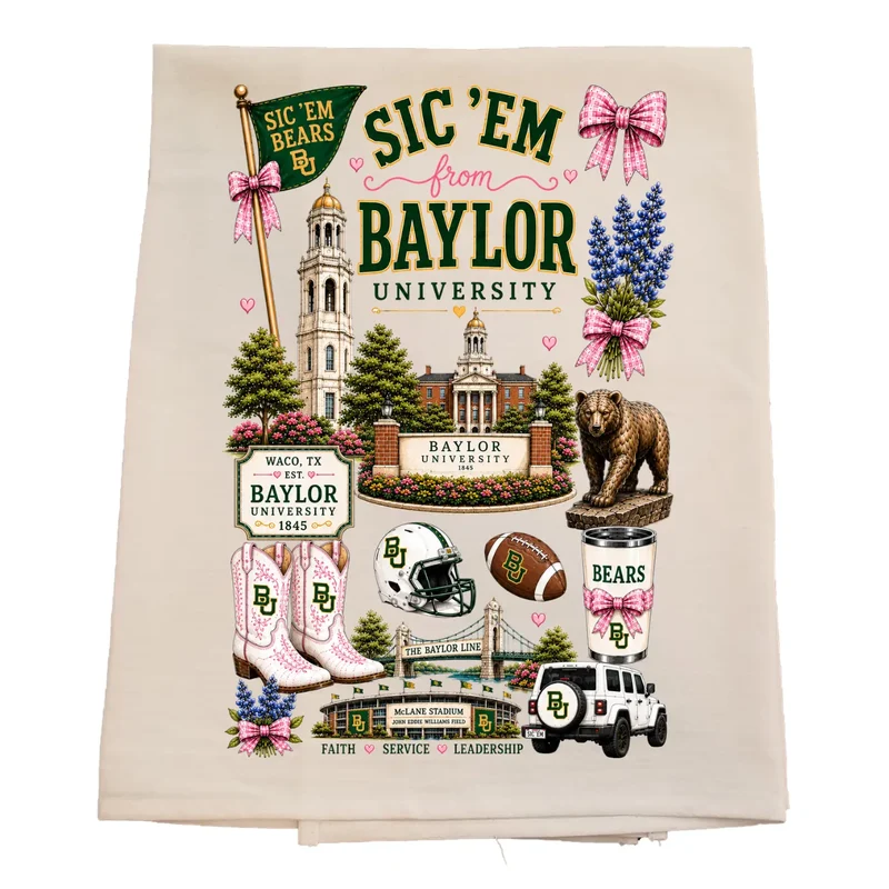 Collegiate Tea Towels ~ Various Styles