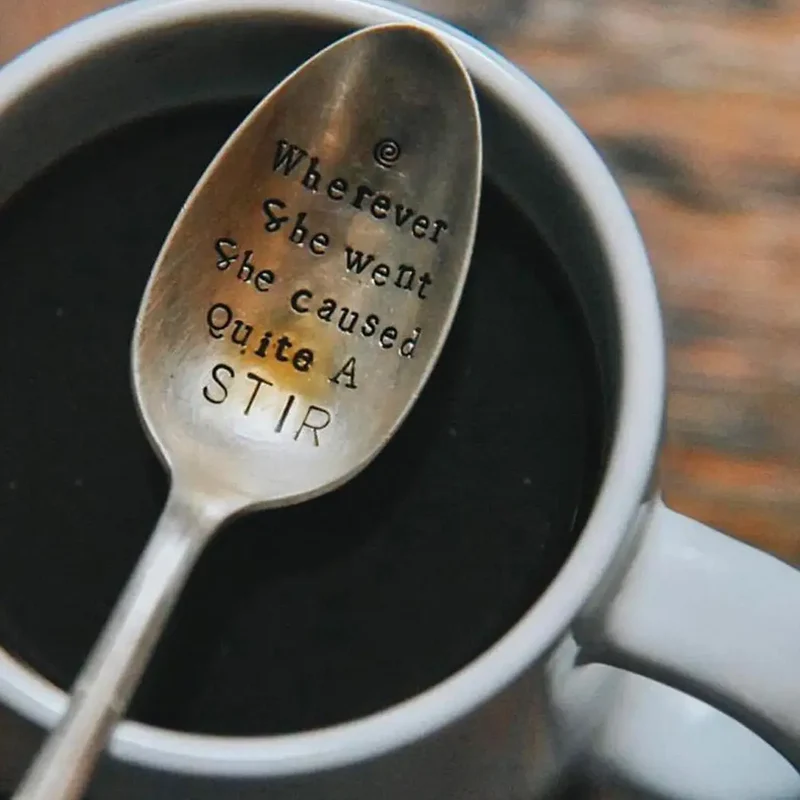 Vintage Hand Stamped Spoons & Spreaders