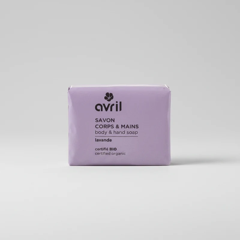 Savon bio corps & mains - 100g - Avril