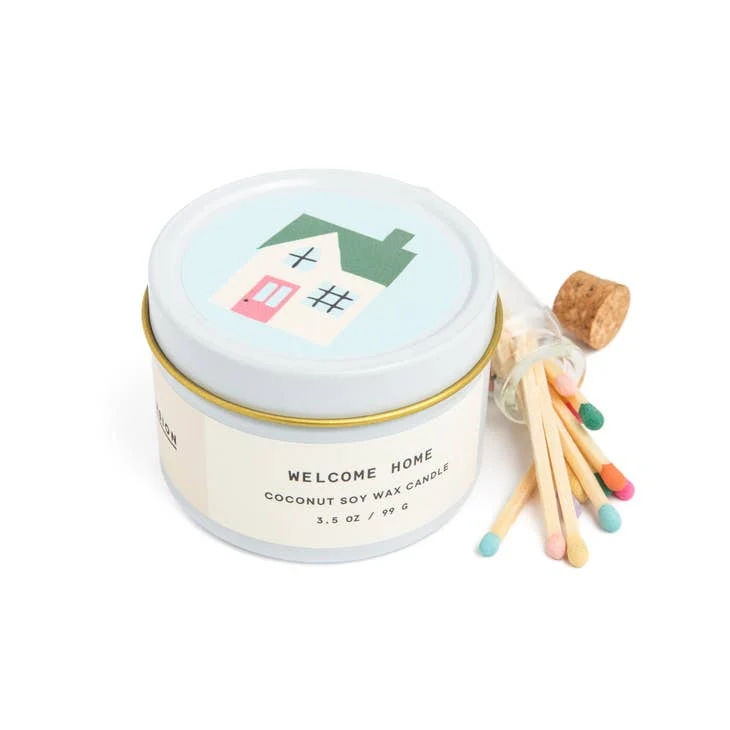 Scented Candle and Matches Set ~ 2 Varieties