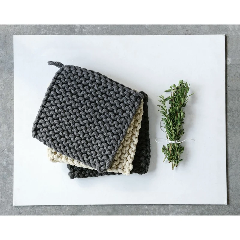 Crocheted Pot Holders ~ Various Colors