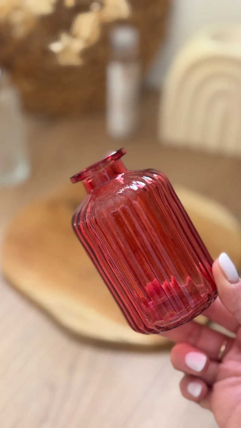 Flacon pour bouquet parfumé | Diffuseur à tige | Harmonie rouge