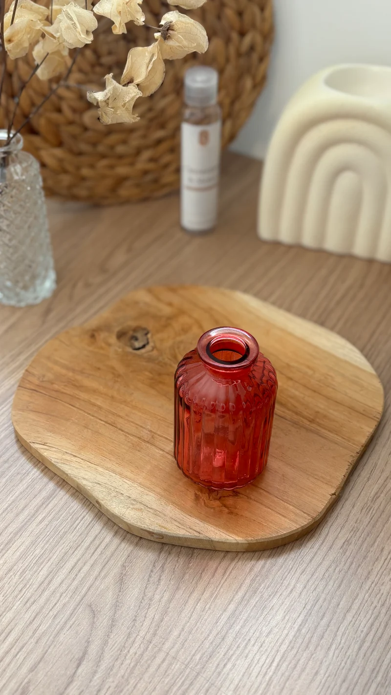 Flacon pour bouquet parfumé | Diffuseur à tige | Harmonie rouge