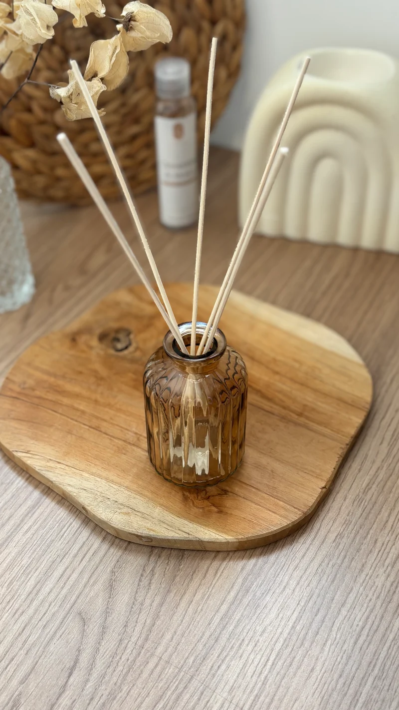 Flacon pour bouquet parfumé | Diffuseur à tige | Harmonie marron