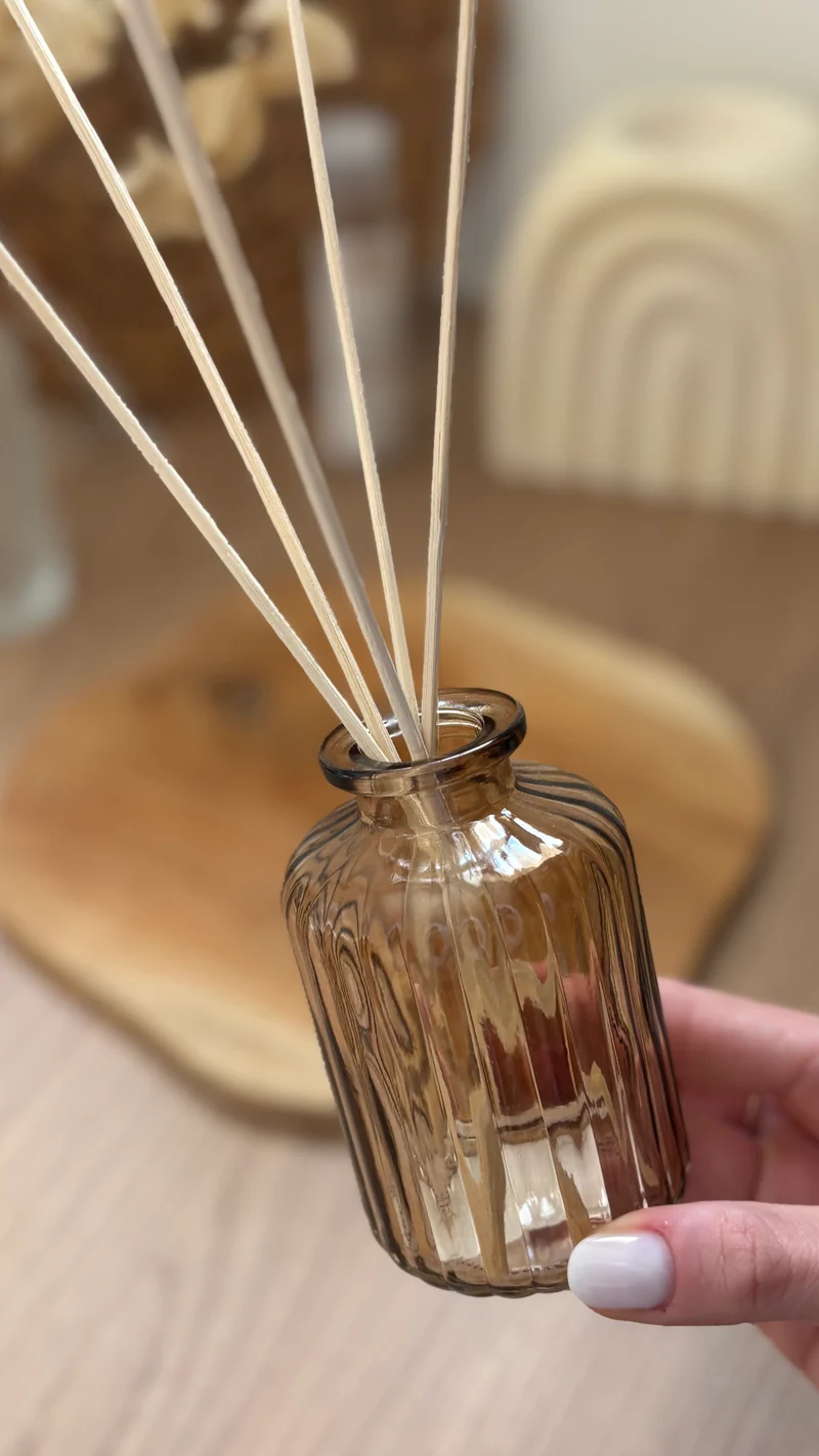 Flacon pour bouquet parfumé | Diffuseur à tige | Harmonie marron