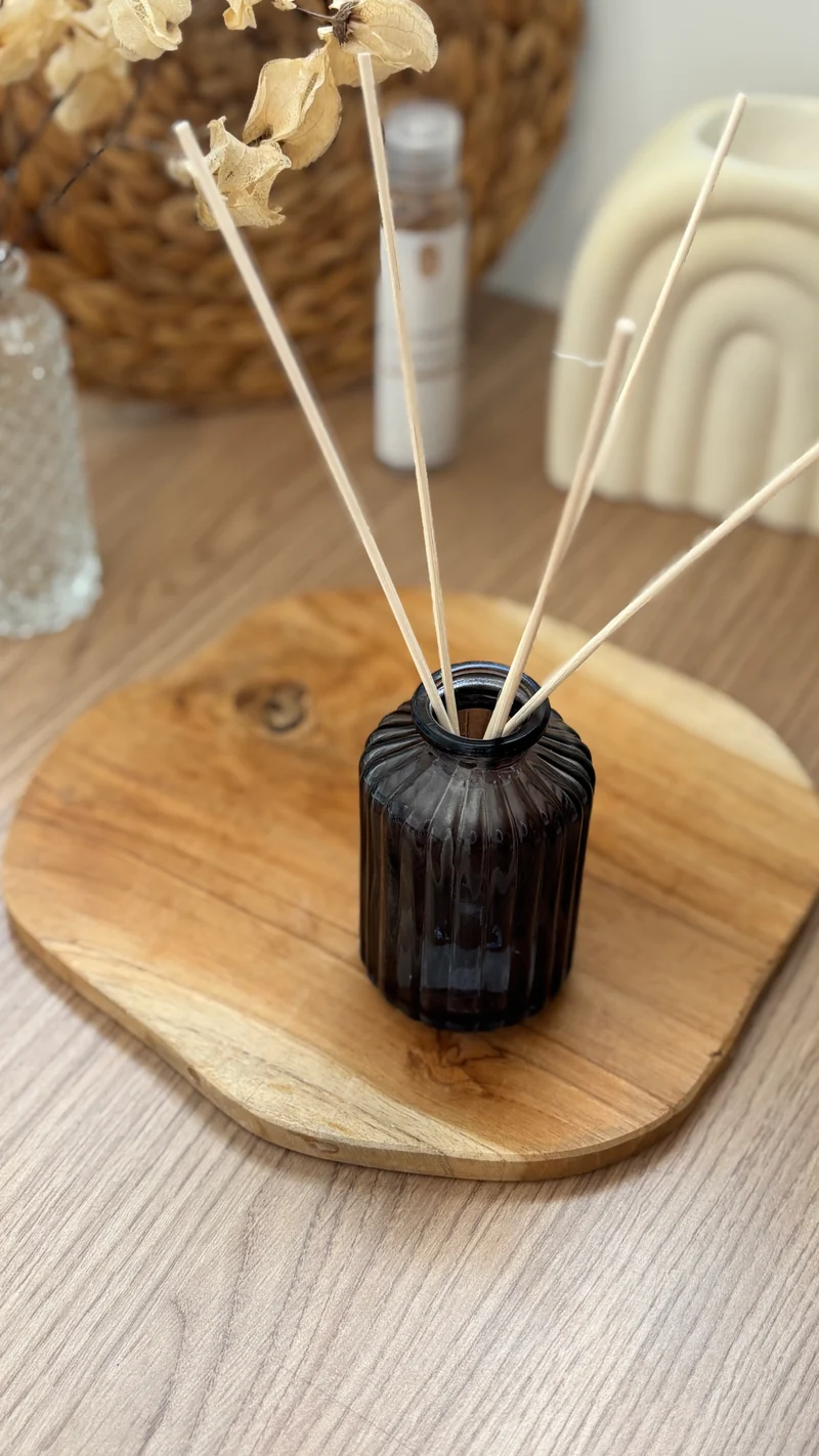 Flacon pour bouquet parfumé | Diffuseur à tige | Harmonie Noir
