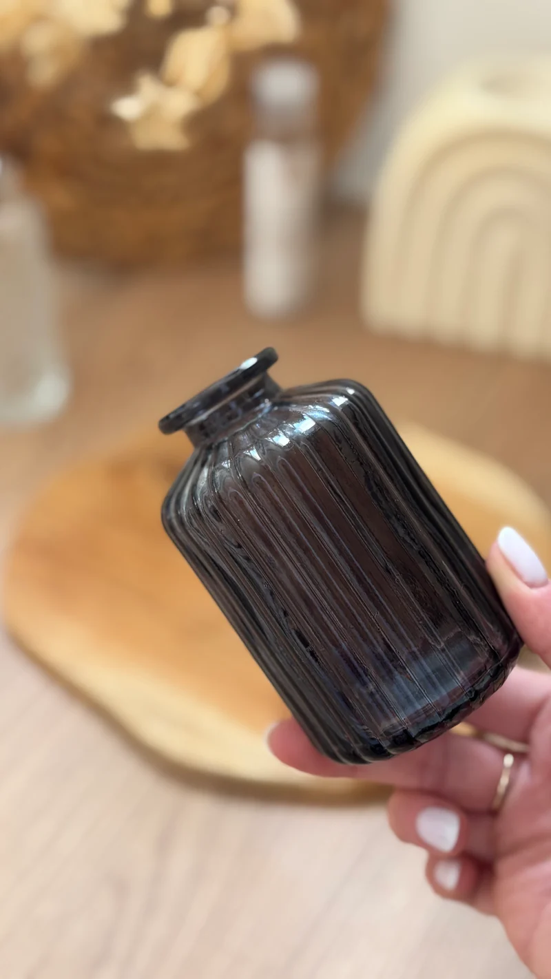 Flacon pour bouquet parfumé | Diffuseur à tige | Harmonie Noir