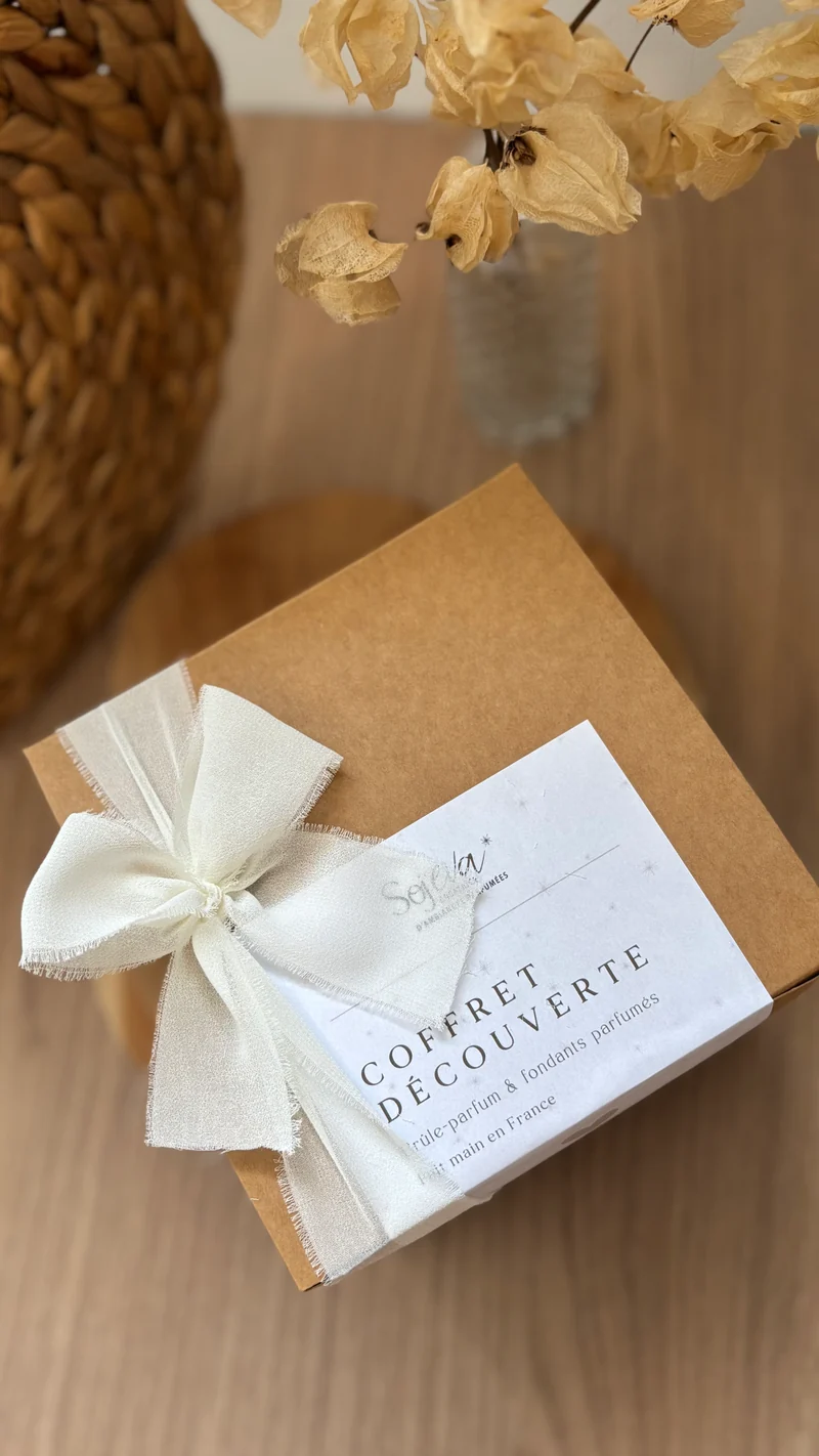 Coffret découverte brûle-parfum & fondants parfumés – Parfum d’intérieur naturel
