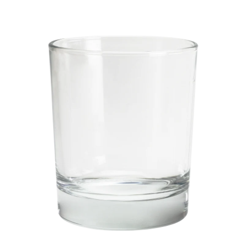 Pot bougie en verre Cilindrico 35cl transparent