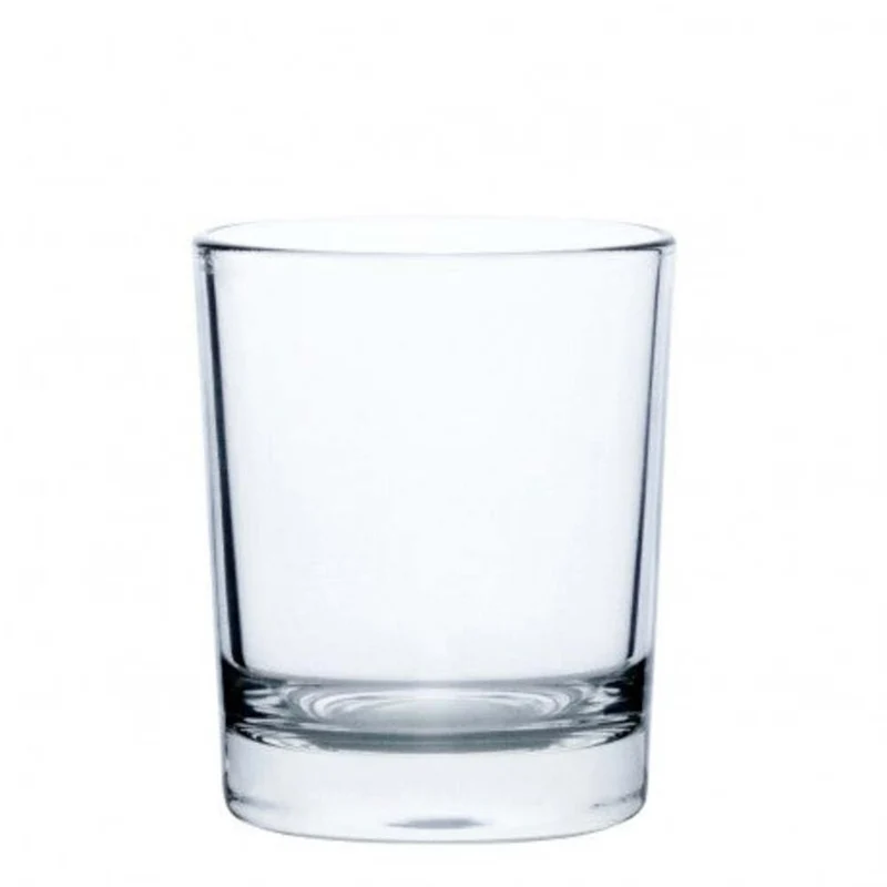 Contenant bougie en verre 10cl transparent