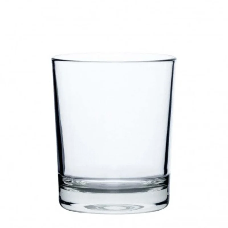 Contenant bougie en verre 15cl transparent