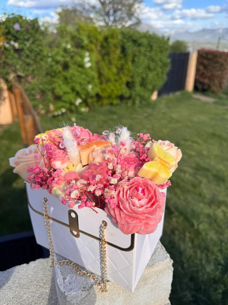 Bouquet de bougie Sac à main