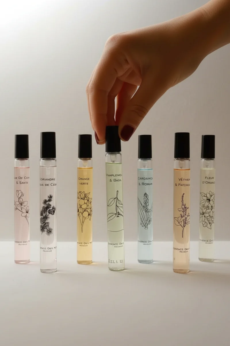 Eau de Parfum PAMPLEMOUSSE & BASILIC – Cassis, Muguet & Musc – Tonifiante & Vivifiante – 10ml – L'ESSENCE DES NOTES PROVENCE