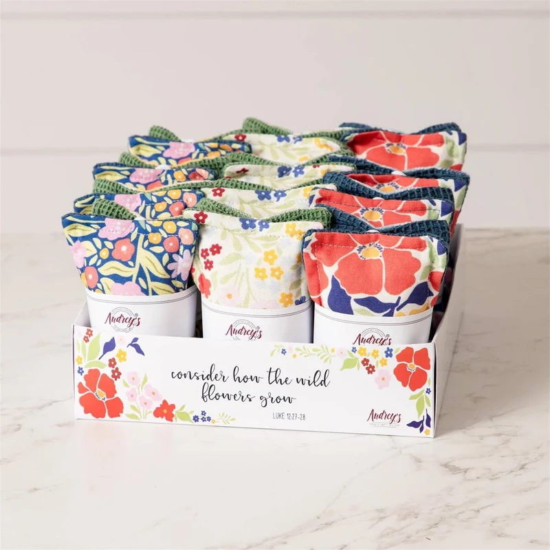Reusable Fabric Sponges ~ Set of 2 ~ Various Prints
