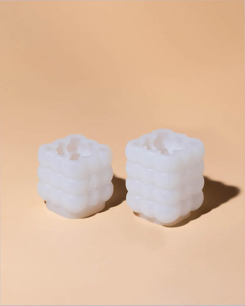 bubble silicone® pillar candle mold