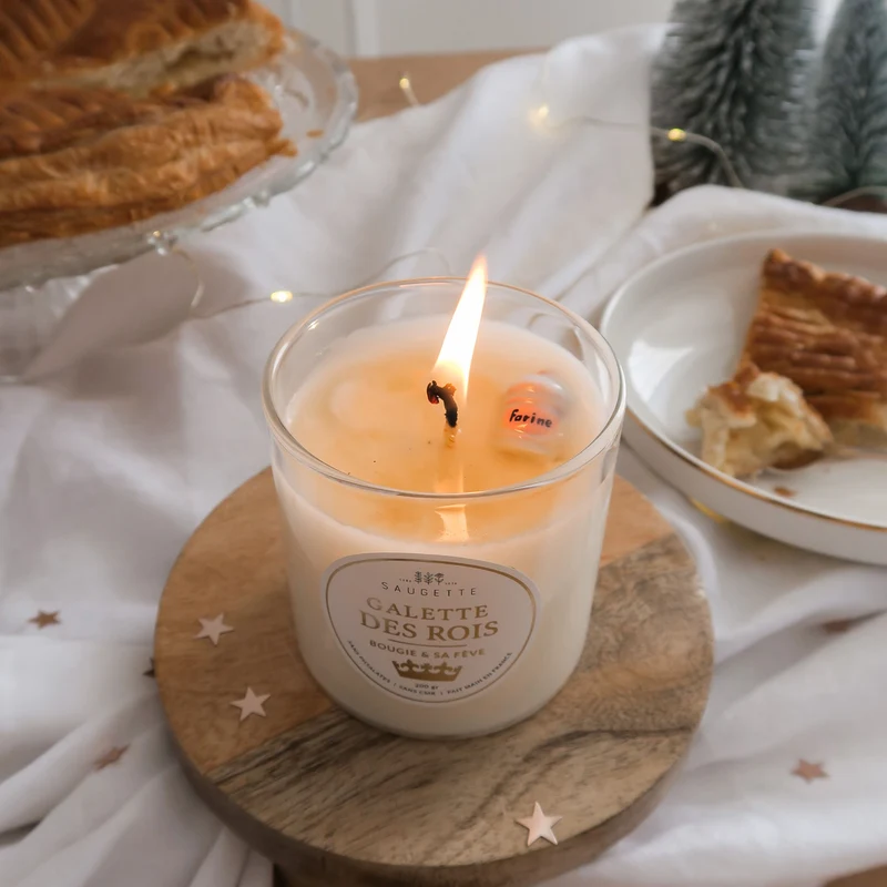 Galette des rois - Une bougie, une fève et une surprise !
