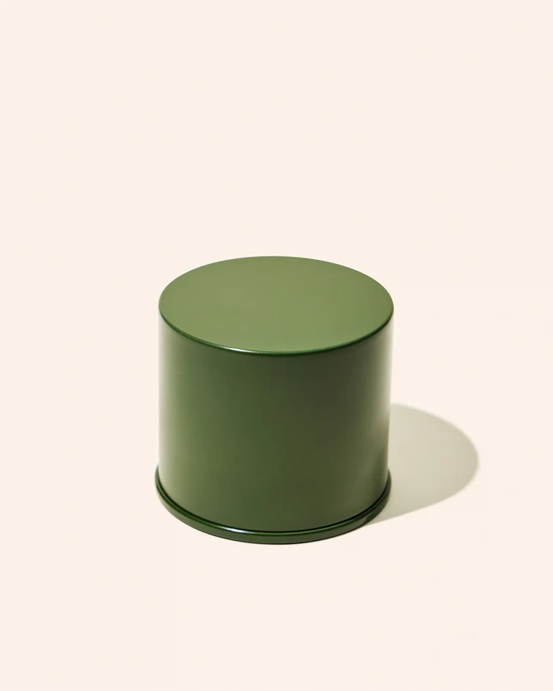 12oz twist metal candle tin & lid