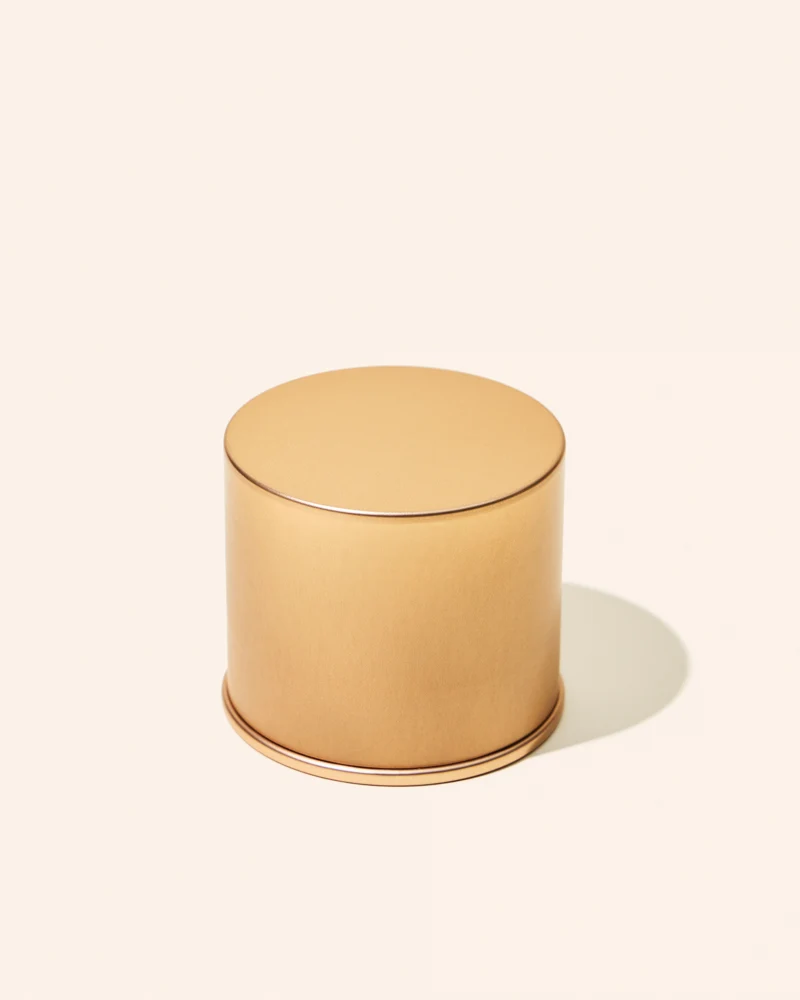 12oz twist metal candle tin & lid