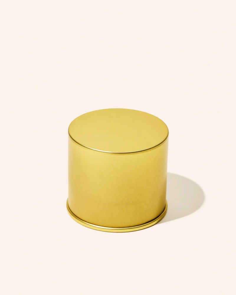 12oz twist metal candle tin & lid