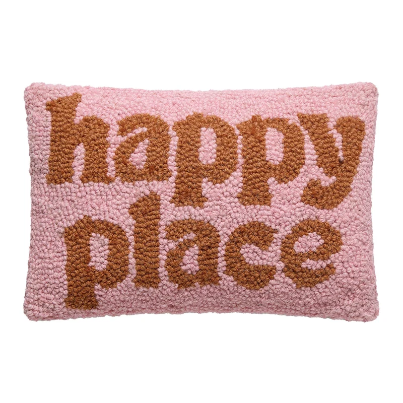 Happy Place Hook Pillow