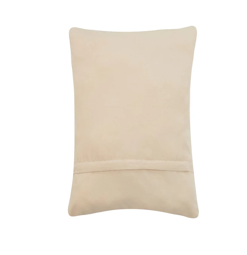 Ball Topiary Hook Pillow ~ Blue Trellis Pattern