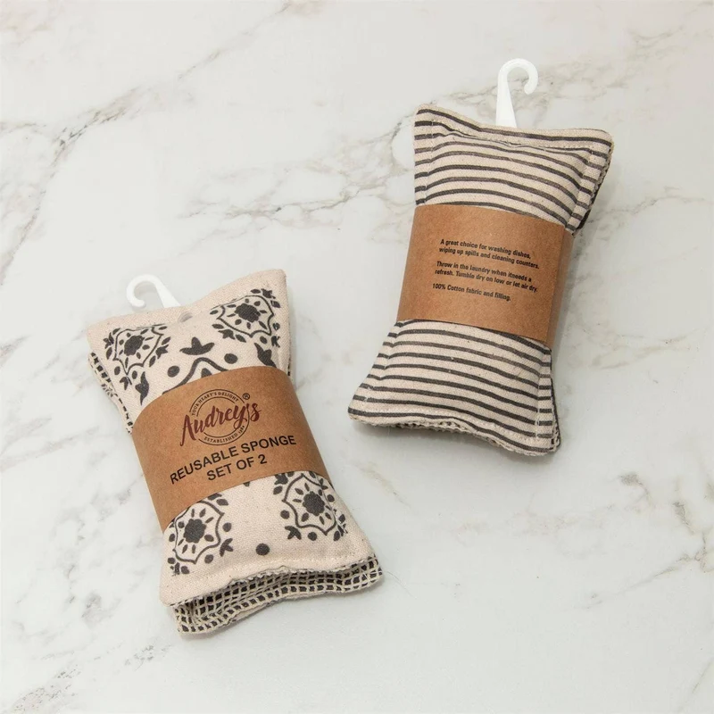 Reusable Fabric Sponges ~ Various Patterns