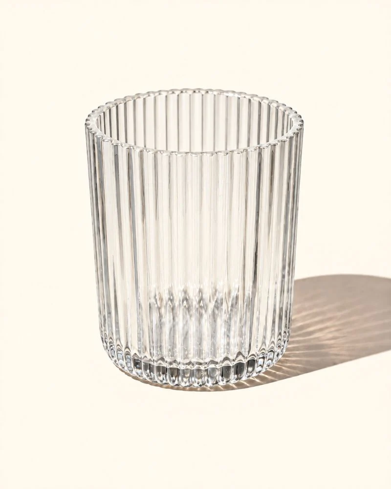 12oz Aura® Ribbed Candle Vessel
