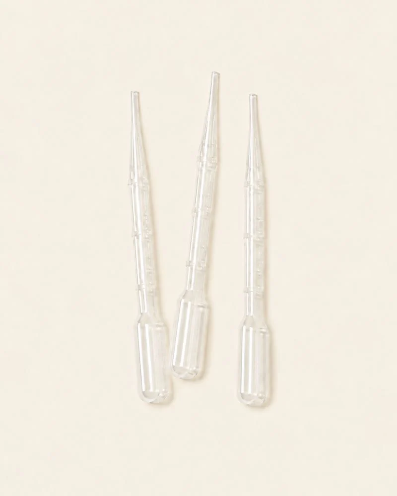 clear pipette dropper - set of 100